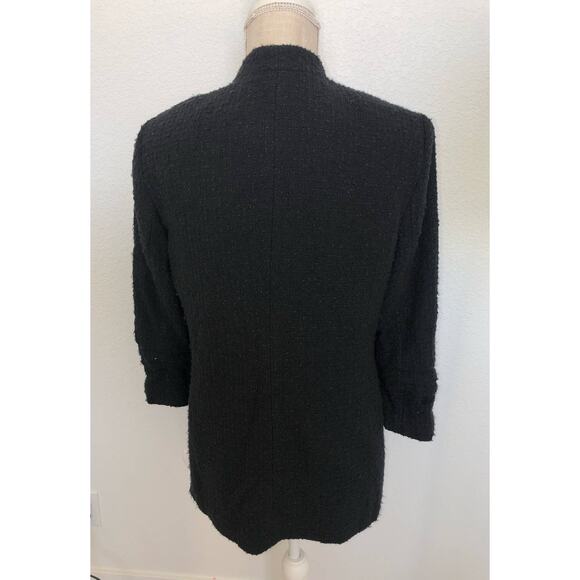 CALVIN KLEIN Tweed Slim Fit 3/4 Sleeve Blazer - 12 - Picture 4 of 7